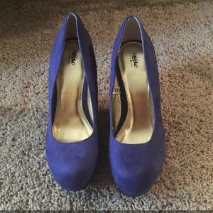 Blue Mossimo Pumps